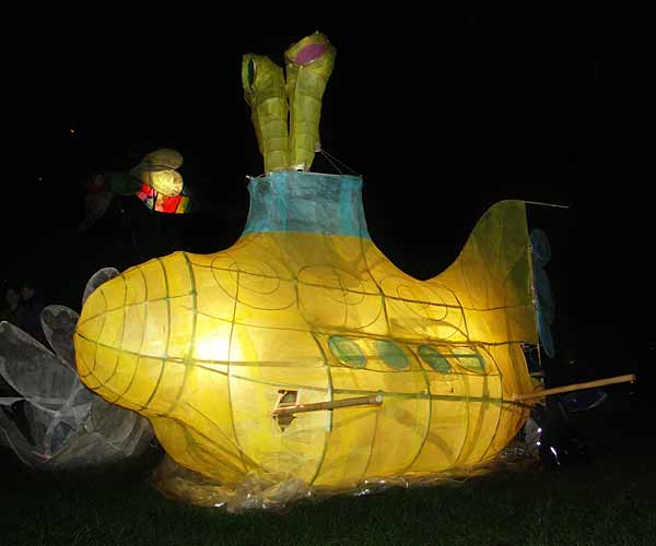 The Yellow Submarine in lantern format