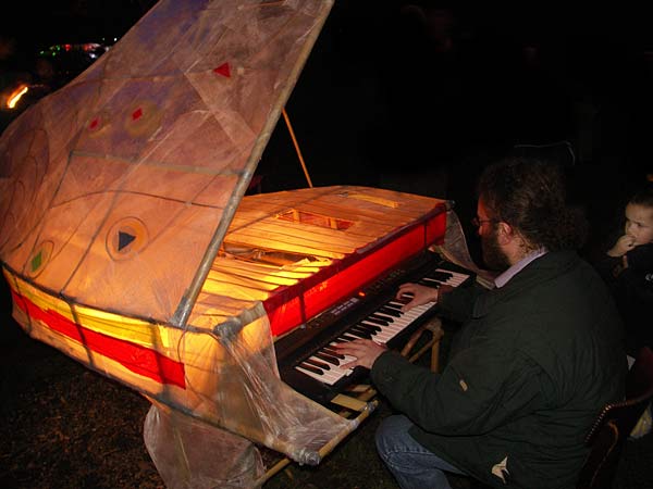 One of several musical lanterns