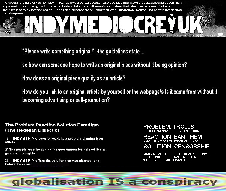 Globalisation is a Conspiracy