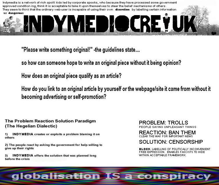 Globalisation is a Conspiracy