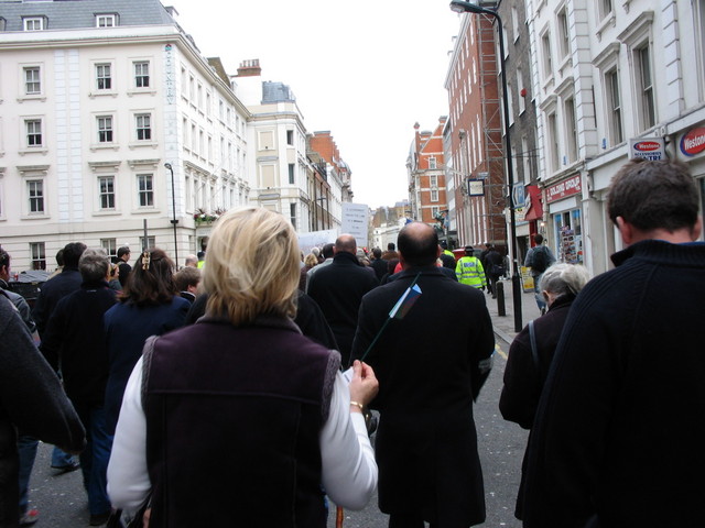 Marchers in black commemorate the porrajmos