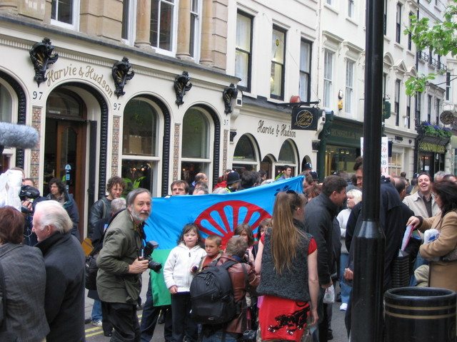 Roma people unite around their flag