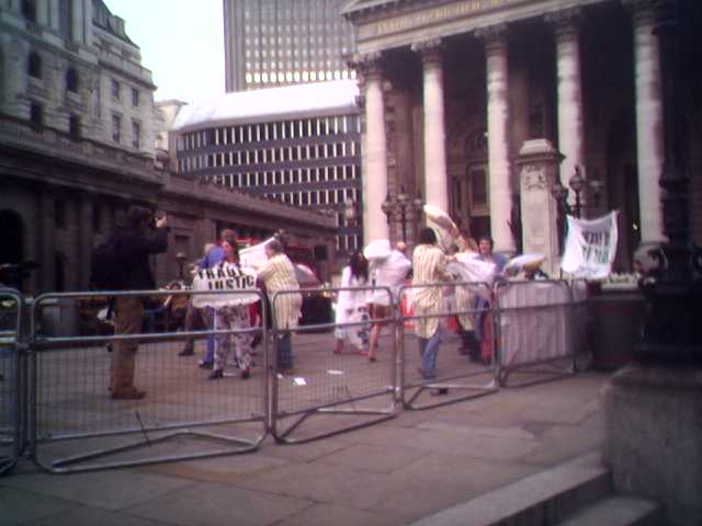 Unfortunately, this is a wider shot of the great pillow fight stunt