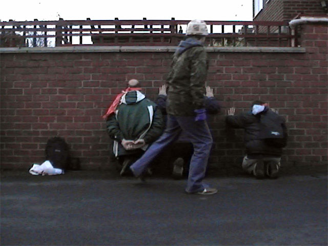 car park theatre for the Caterkiller workers