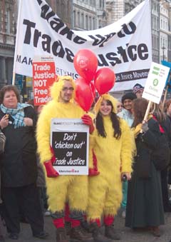don't chicken out on trade justice...