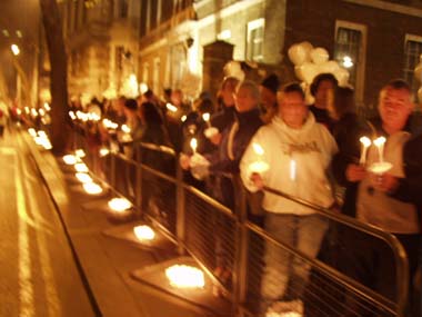 spread out along whitehall