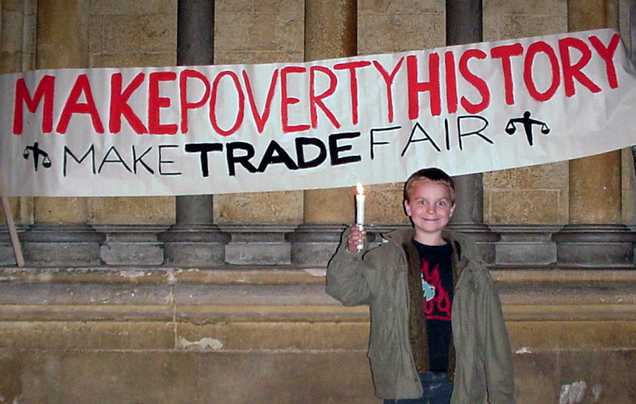 Youthful candle and DIY banner