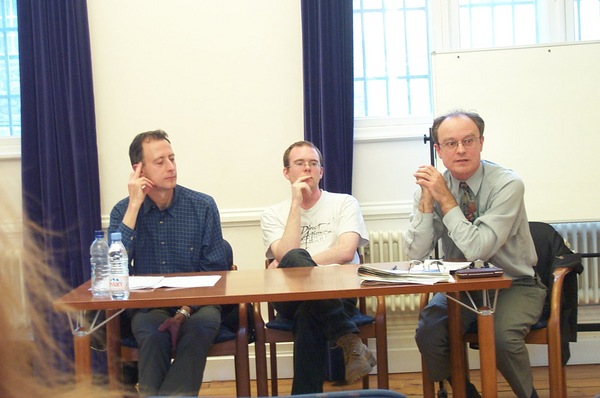 Peter Tatchell, Matt Sellwood, and Tom Lines