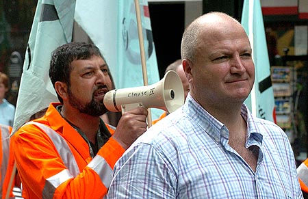 Bob Crow, the TUC's answer to Tony Soprano.