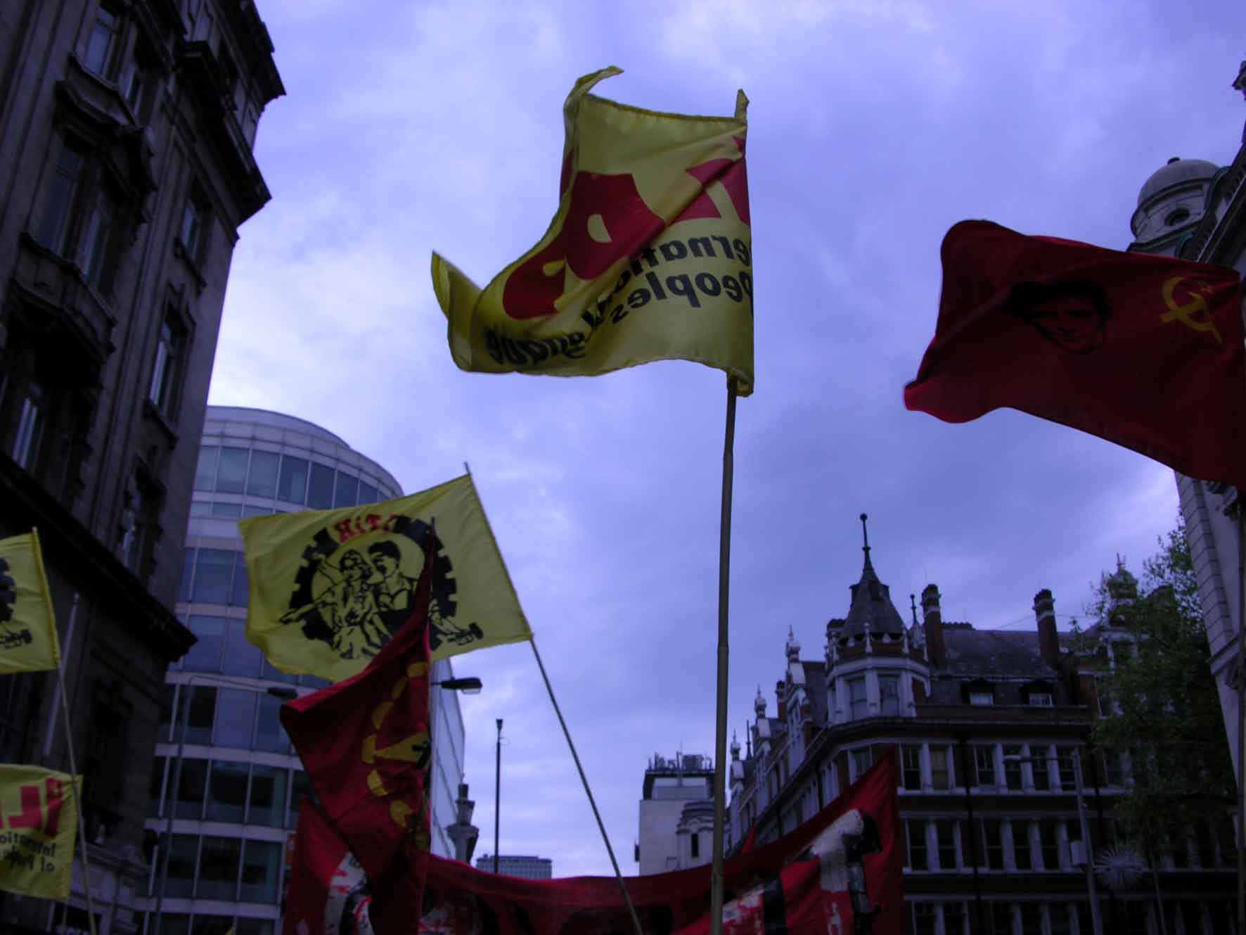 ...and even more flags