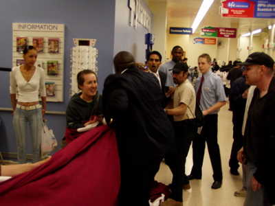 trying to stop the banner