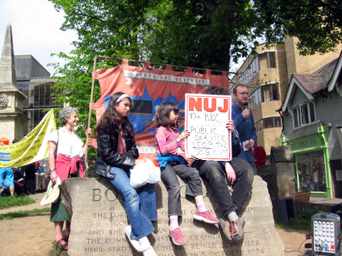 NUJ against BBC job cuts