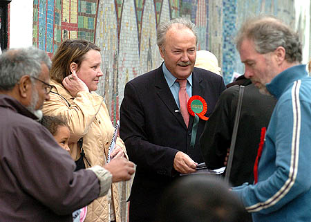 On the campaign trail, Columbia road.