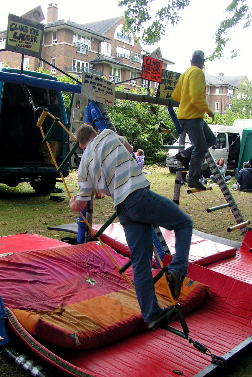 Sideshow - impossible ladders [I always fell off - Tim]