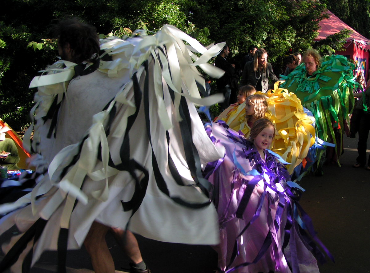 Procession H - colour wheels, rainbow