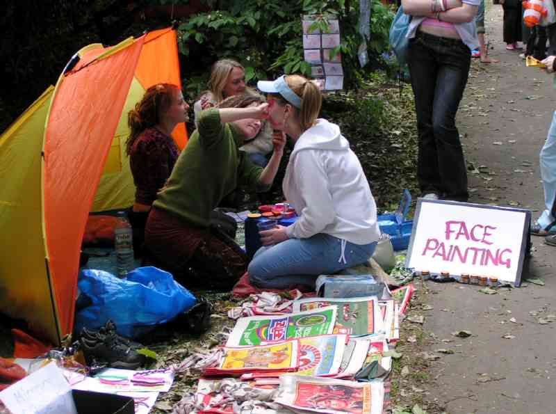 Stalls - face painting A