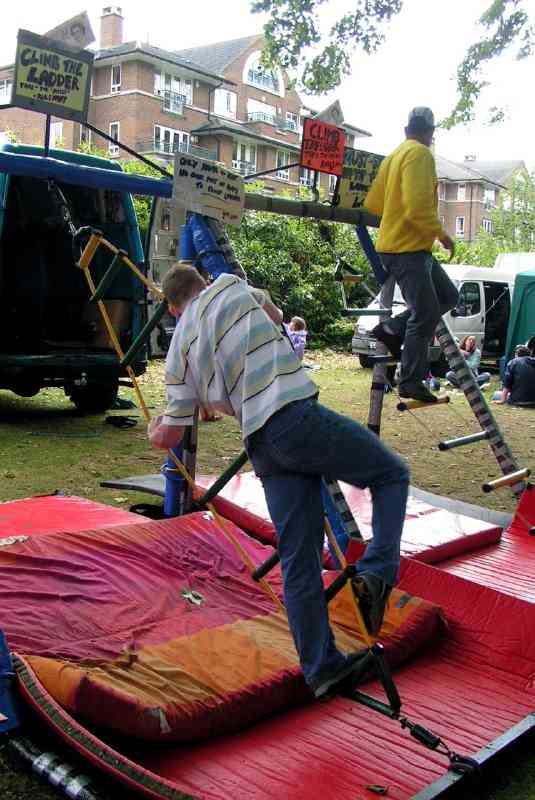 Sideshow - impossible ladders [I always fell off - Tim]