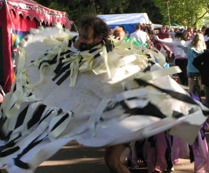 Procession G - colour wheels, white