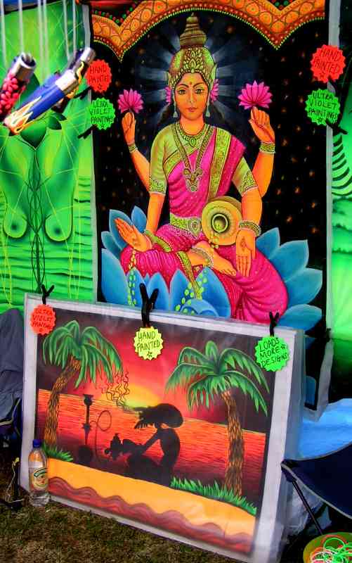 Art - hand-painted U.V. backdrops B