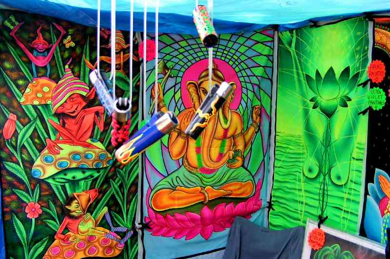 Art - hand-painted U.V. backdrops C