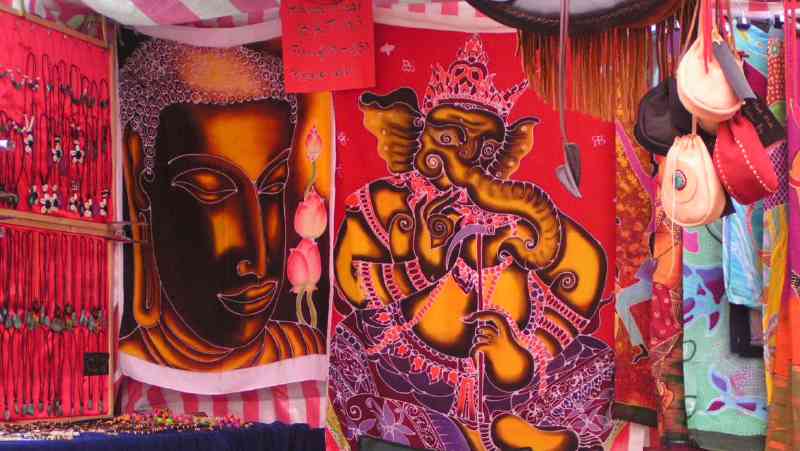 Art - hand-painted U.V. backdrops D