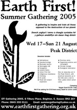 Earth First! Gathering 2005 Poster