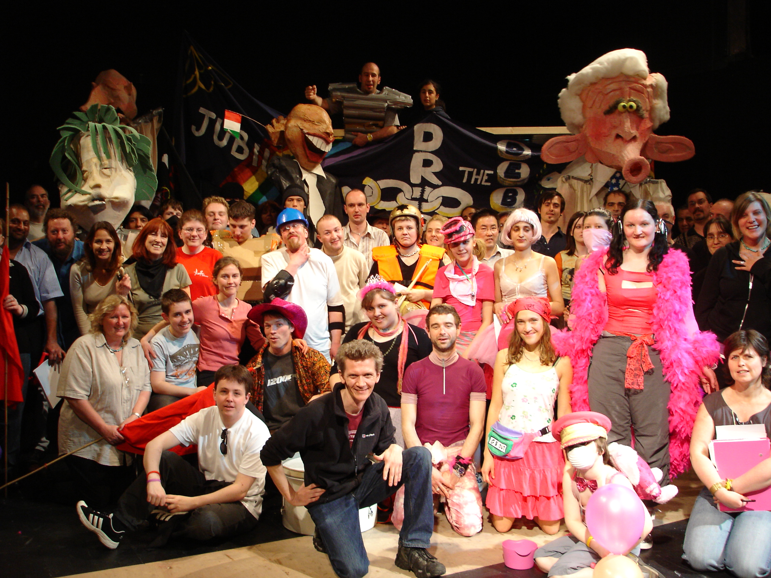 the whole cast of Black Sun over Genoa