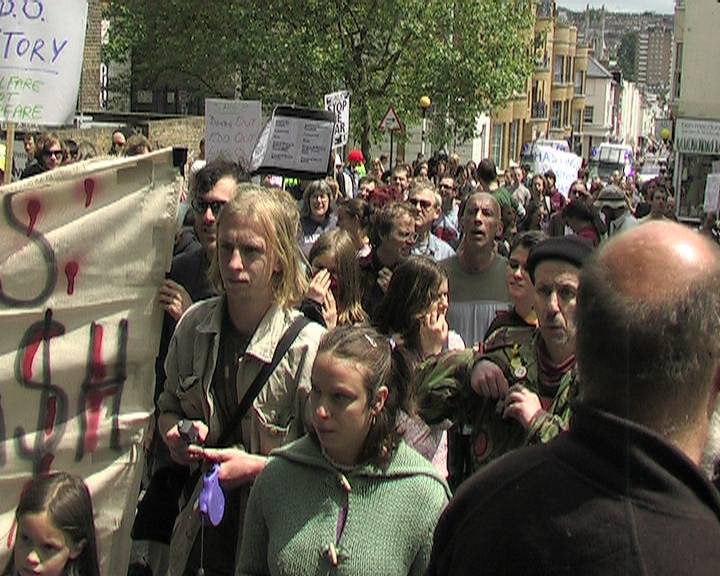 march stopped by police near queens road