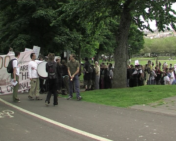 marching from the level