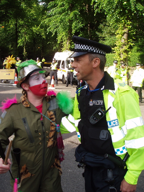 Mission accomplished - Clowns relieved of security responsibilities by police
