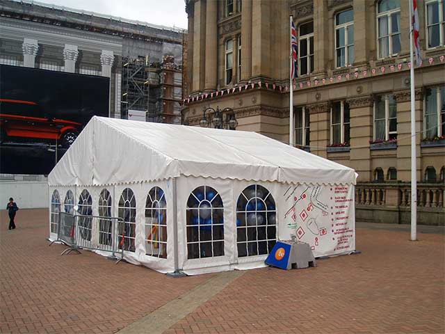 The Angel Groups tent at Celebrating Sanctuary