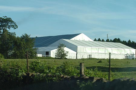 Alien structures are appearing in the Perthshire countryside