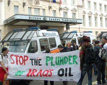 cops defend war profiteers