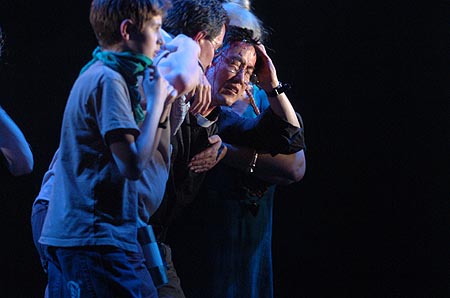 Radical priest get splattered