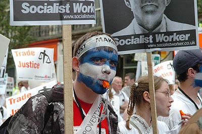 An indication that this demo happened north of the border.