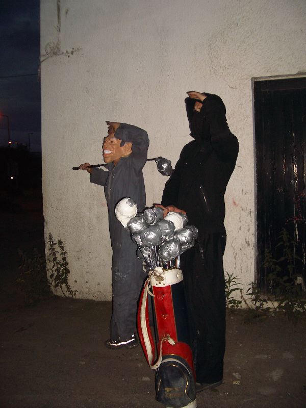 Getting ready for golf