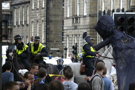 Not everyone was so placid...