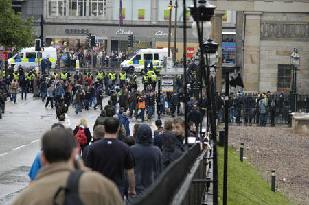 Turned onto Princes st