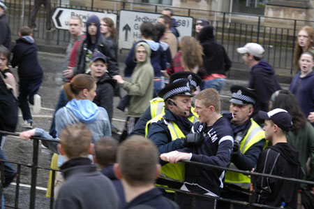First arrest on Princes St.