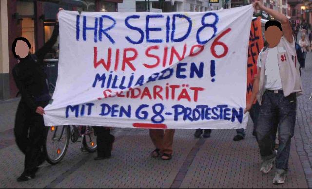 You are 8 we are 6 billion