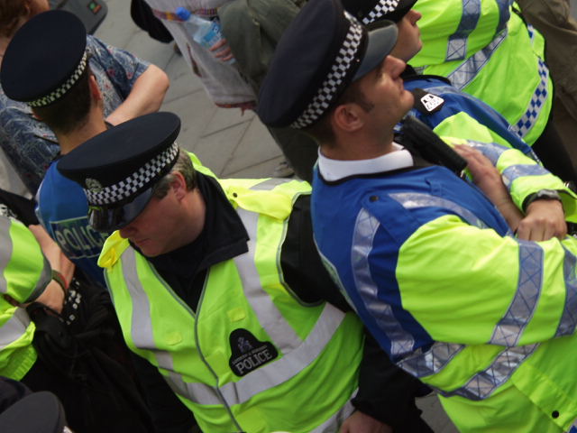 police without numbers