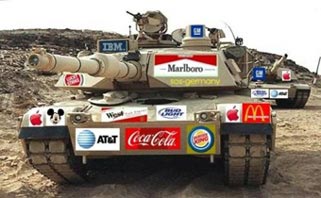 some corporations that profit from war - and pay for our TV shows