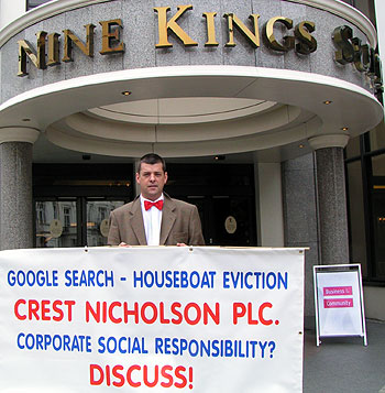 BITC Conference Protest Nine Kings Suite The Royal Lancaster Hotel London