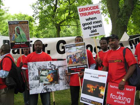 Darfur protest