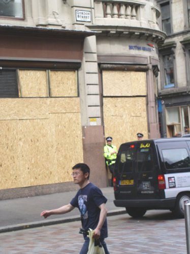 British Aerospace boarded up