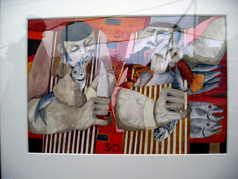 Painting by George Large