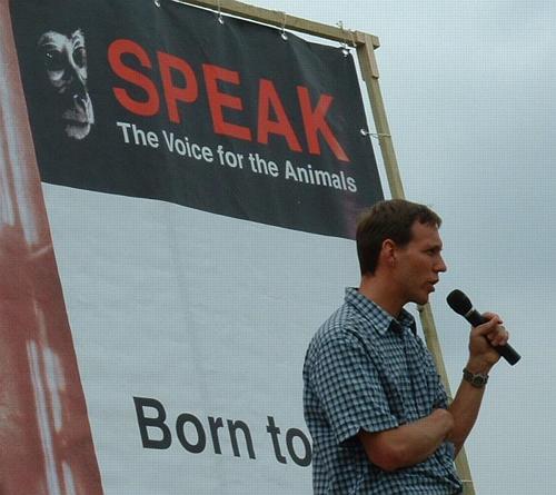 Matt Roussell, worked undercover in a vivisection lab