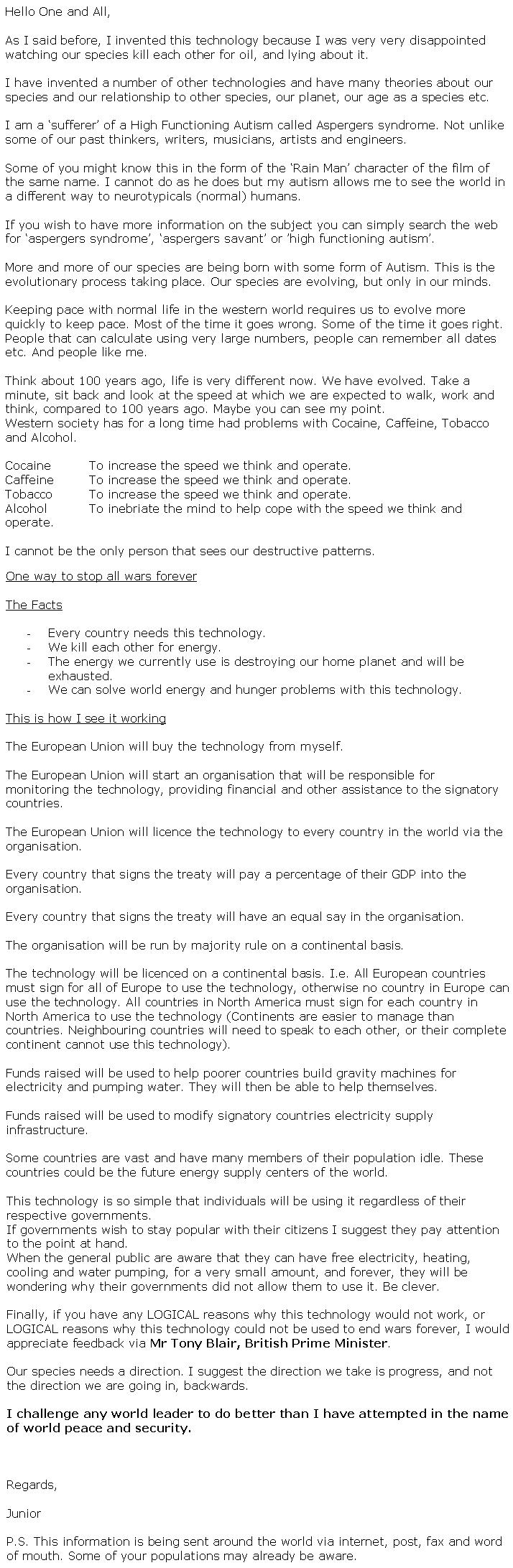 How to stop all wars forever