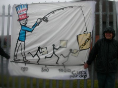 Picket Banner in Dublin