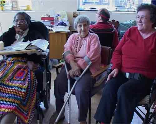 Some of the participants in the video letter